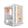 ANT ESPORTS 200 Air Mini Mesh MATX Mini Tower Cabinet (White)
