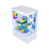 ANT ESPORTS Crystal X2 ARGB ATX Mid Tower Cabinet (White)