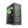 ANT ESPORTS ICE-4000 RGB Mesh ATX Mid Tower Cabinet (Black)
