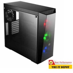 COOLER MASTER Masterbox Lite 5 RGB ATX Mid Tower Cabinet (Black)