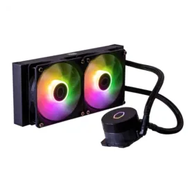COOLER MASTER MasterLiquid 240L Core ARGB 240mm CPU Liquid Cooler (Black)