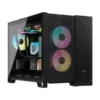 CORSAIR 2500D Airflow MATX Mini Tower Dual Chamber Cabinet (Black)