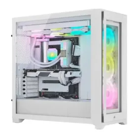 CORSAIR iCUE 5000X RGB QL Edition EATX Mid Tower Cabinet (White)