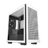 DEEPCOOL CH370 White MATX Mini Tower Cabinet (White)