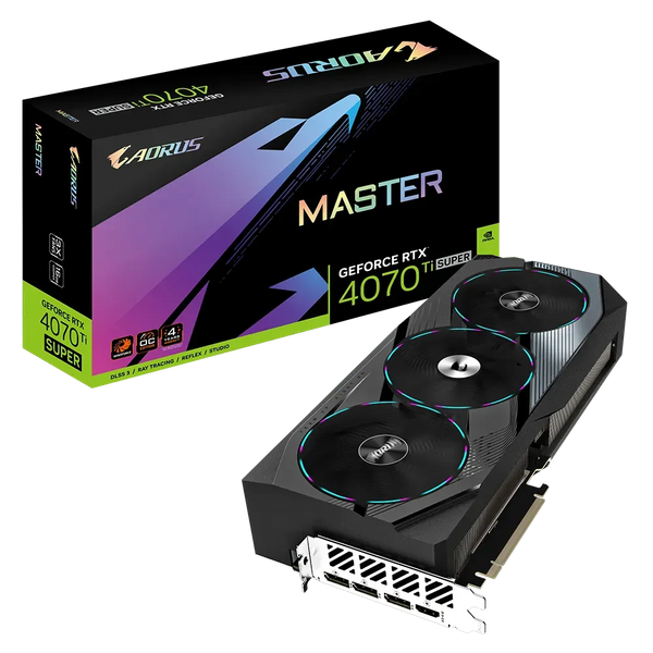 GIGABYTE Aorus Master GeForce RTX 4070 Ti Super 16GB Nvidia Graphic Card