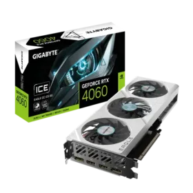 GIGABYTE GeForce RTX 4060 Eagle Ice OC 8GB Nvidia Graphic Card (White)