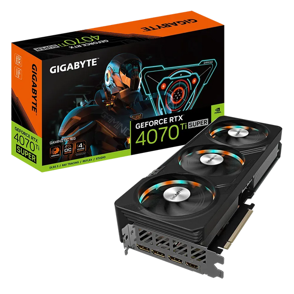GIGABYTE GeForce RTX 4070 Ti Super Gaming OC 16GB Nvidia Graphic Card