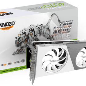 INNO3D GeForce RTX 4070 Ti Super Twin X2 OC White 16GB Nvidia Graphic Card