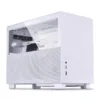 LIAN LI Q58W4 ITX Mini Tower Cabinet With PCIe 4.0 Riser Cable (White)