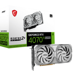 MSI GeForce RTX 4070 Ti Super Ventus 2X White 16GB Nvidia Graphic Card