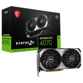 MSI GeForce RTX 4070 Ventus 2X E 12GB OC Nvidia Graphic Card