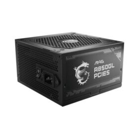 MSI MAG A850GL PCIE5 850W 80 + Gold Fully Modular ATX 3.0 Power Supply