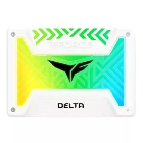 TEAM GROUP T-Force Delta RGB 1TB 2.5 SATA SATA 3 Solid State Drive (SSD) (White)