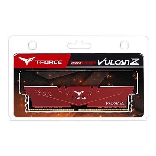 TEAMGROUP T-Force Vulcan Z 32GB ( 32GB x 1 ) 3600MHz DDR4 RAM ( Red )